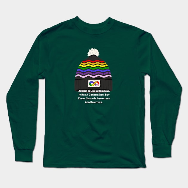 Autism Is Like A Rainbow Long Sleeve T-Shirt by AlmostMaybeNever